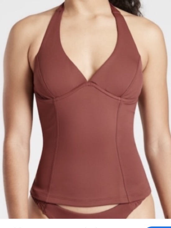 Athleta Other - Athleta Sculpted Tankini Top Swimsuit Clay